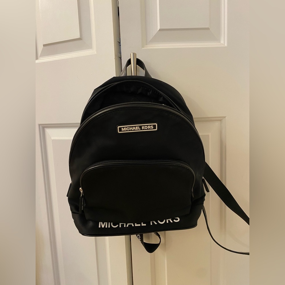Black Michael Kors backpack